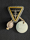 N.S. Frauenschaft leader Reichs level having a yellow border with oak leaves with RZM prob